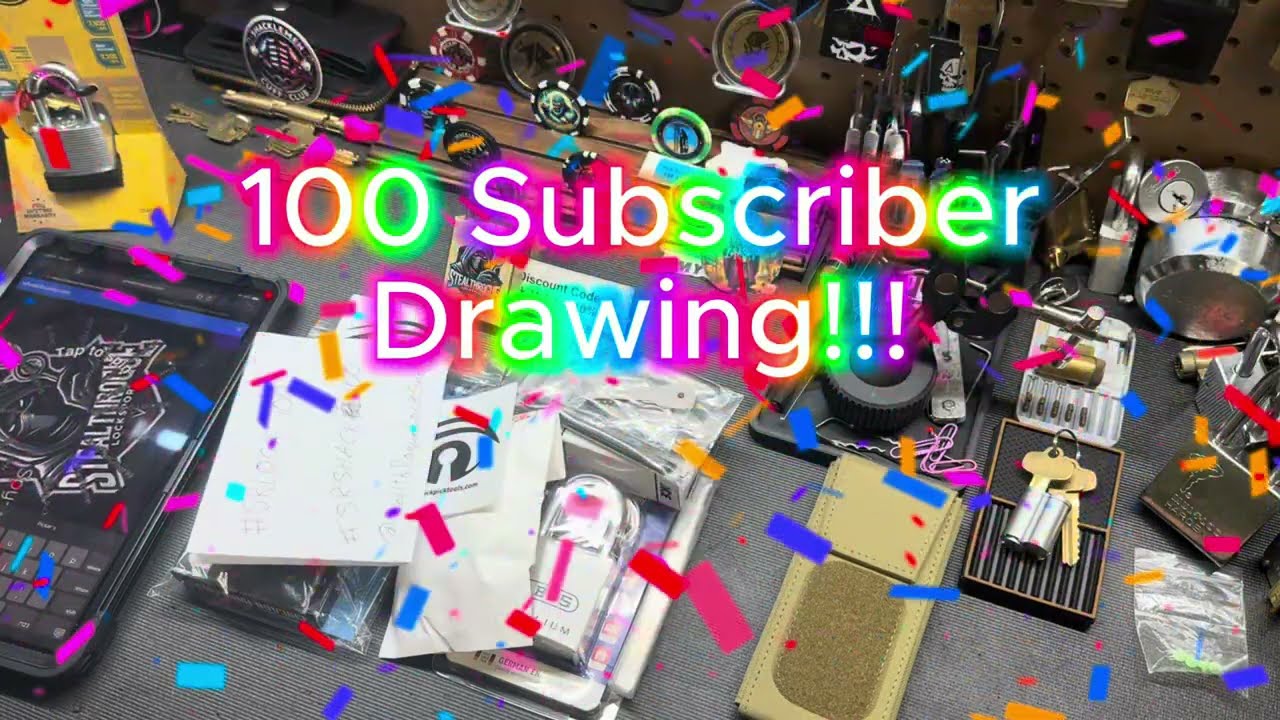 100Subscriber Giveaway Drawing