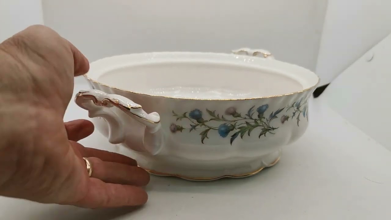 Royal Albert China Brigadoon Round Lidded Tureen