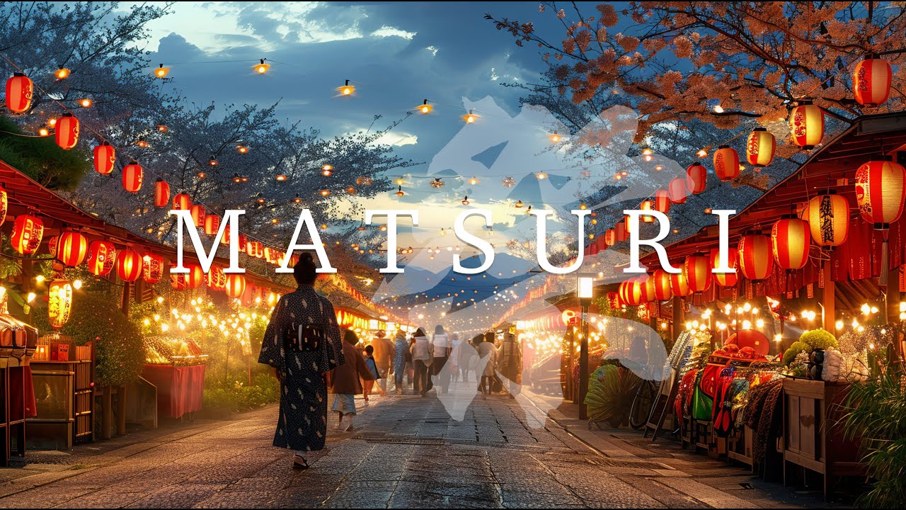 Japanese Upbeat Lofi 🎆 Festival Beats with Shamisen | Traditional Matsuri Vibes【祭 - Matsuri】