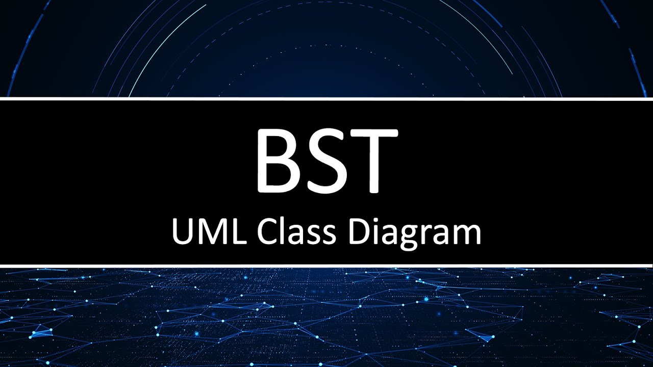 C++ Binary Search Tree - Class Diagram
