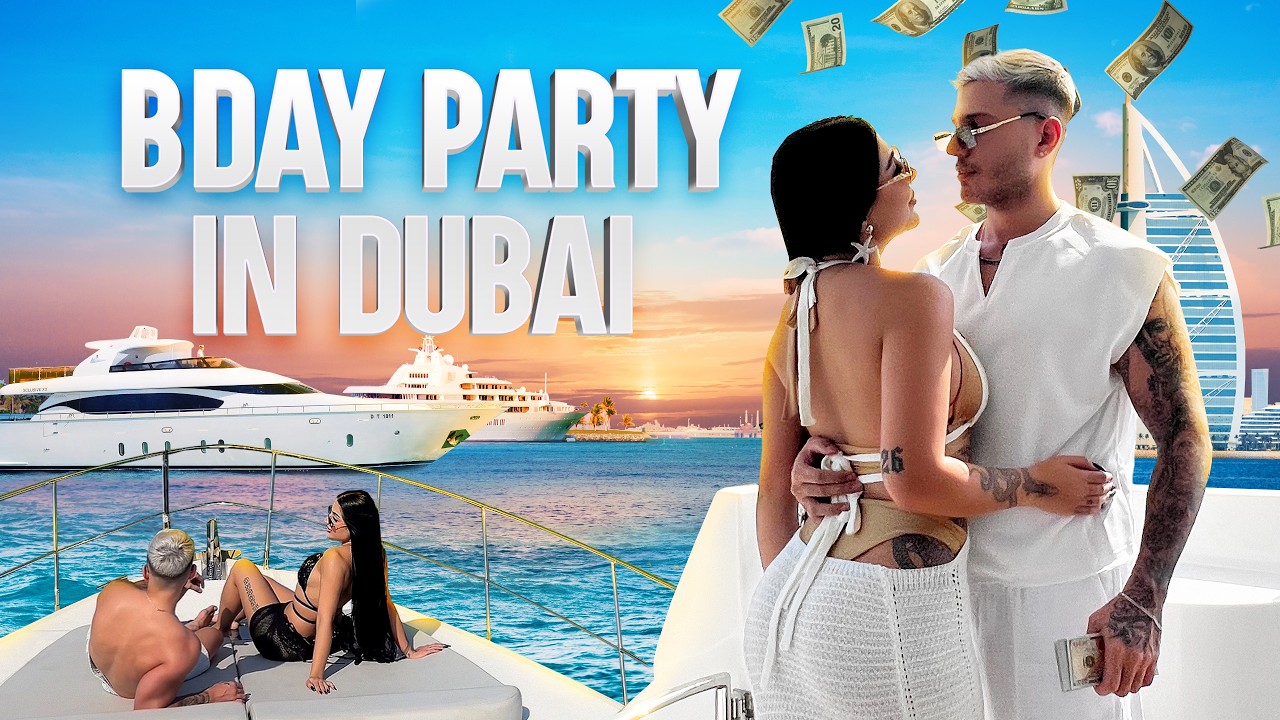 تولد روی یات شخصی دبی! باورش نمیشد 😱 | Birthday on a private yacht in Dubai! He was shocked! 