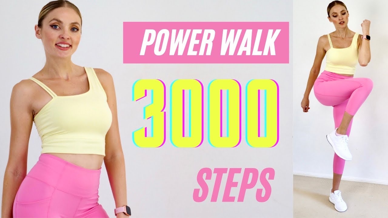 🔥3000 Steps POWER WALK 🔥/ Walking Workout At home