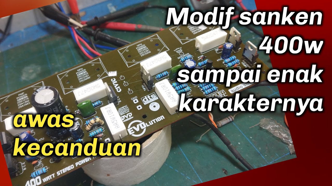 Modif driver sanken untuk speaker control