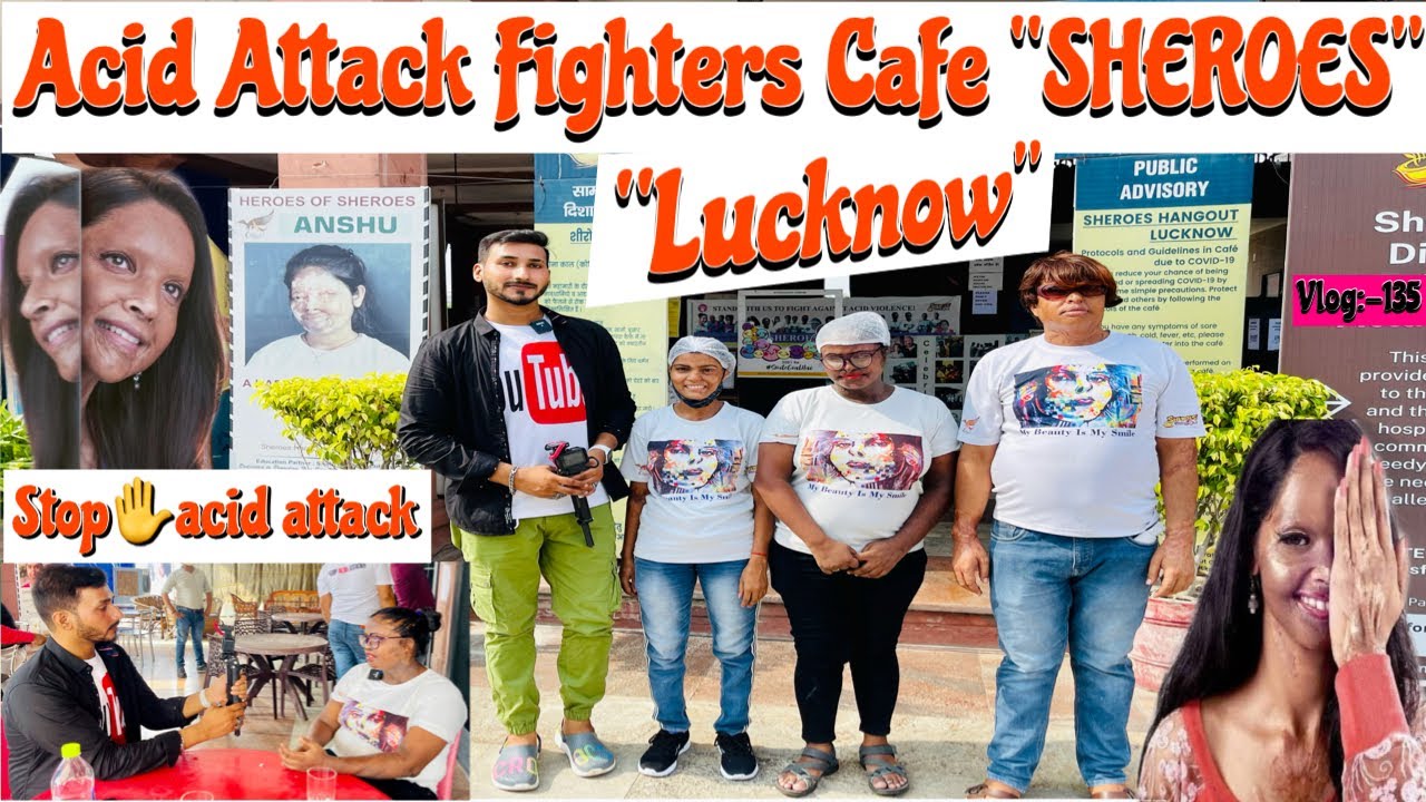 SHEROES Cafe Lucknow GomtiNagar |cafe Run By An Acid Attack Survivors || VLOG:-135 || sujeetkiduniya