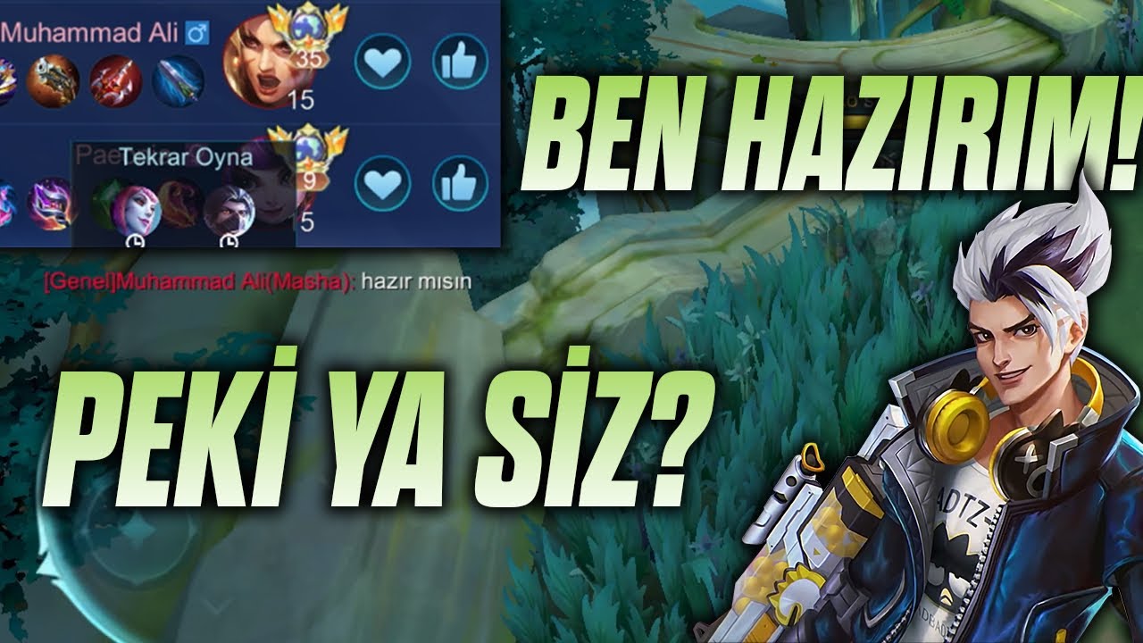 BENİ TİLT ETMEK İSTEYEN GLOBAL 35 MASHA VE GLOBAL 9 LYLİA YA CLAUDE ŞOKU / MLBB