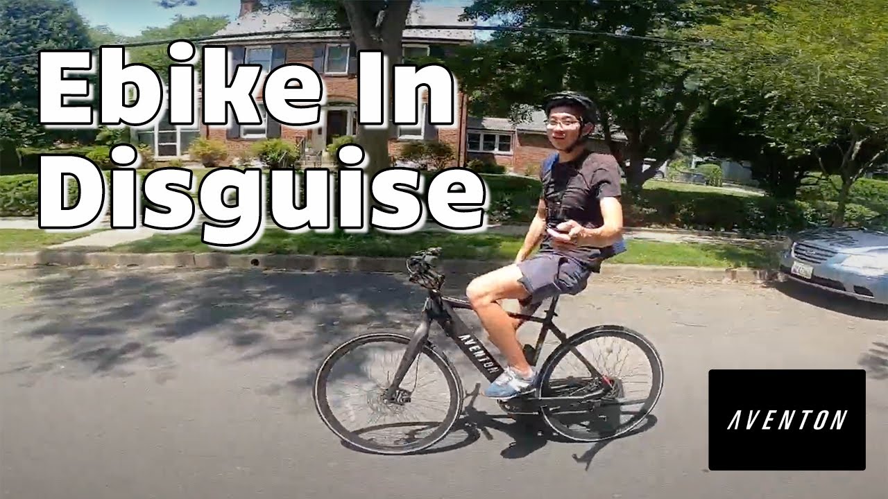 This bike is an ebike in disguise! Aventon Soltera 2.5 Review and Uber Eats Delivery POV