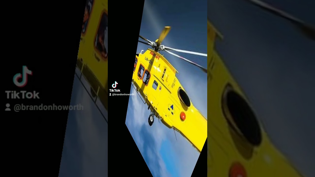NHV offshore helicopter 🚁 blackpool airport