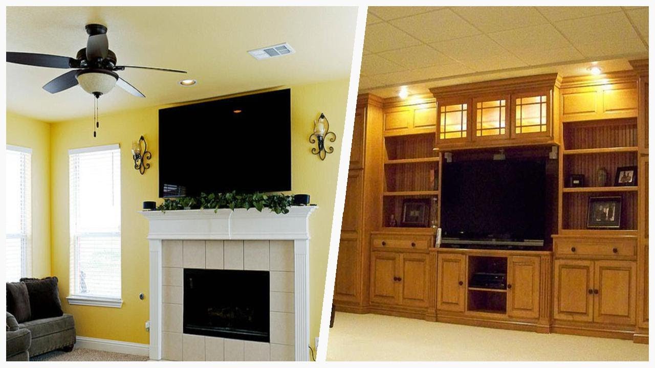 75 Yellow Living Space With A Tile Fireplace Design Ideas You'll Love 🏡