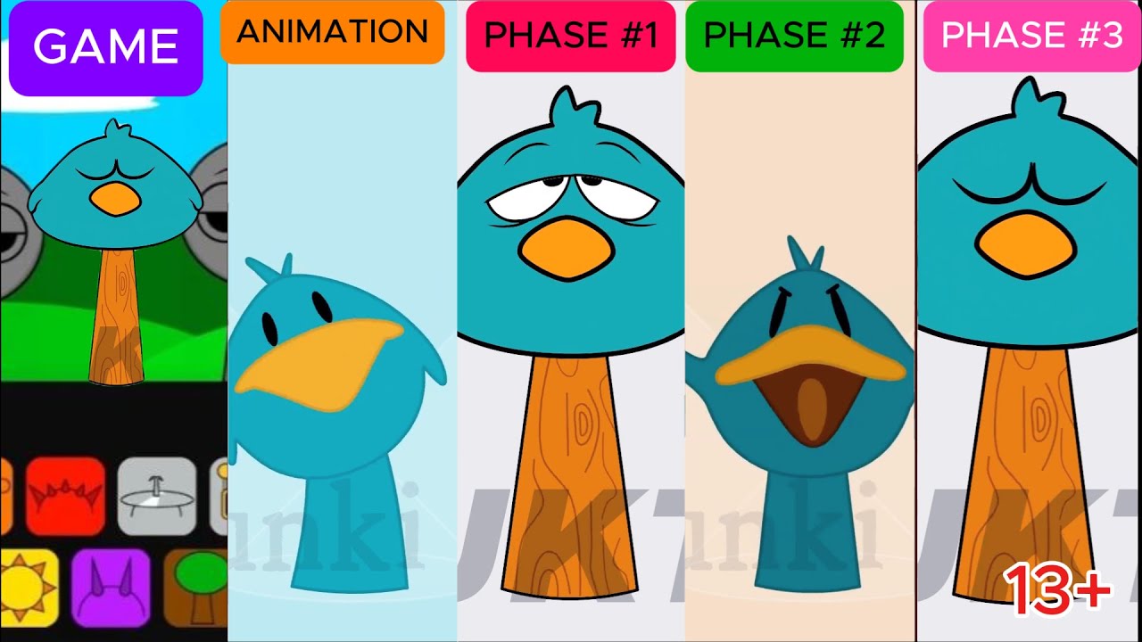 Sprunki OC: Baby Bird (Pocoyo Como lo mueve lo lo) Game,Animation,Phase1,Phase2,Phase3 |SprunkBoost