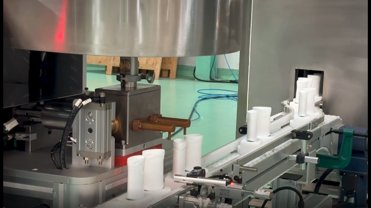 40g 2 Nozzles Deodorant stick filling machine/oval deodorant stick hot filling cooling machine