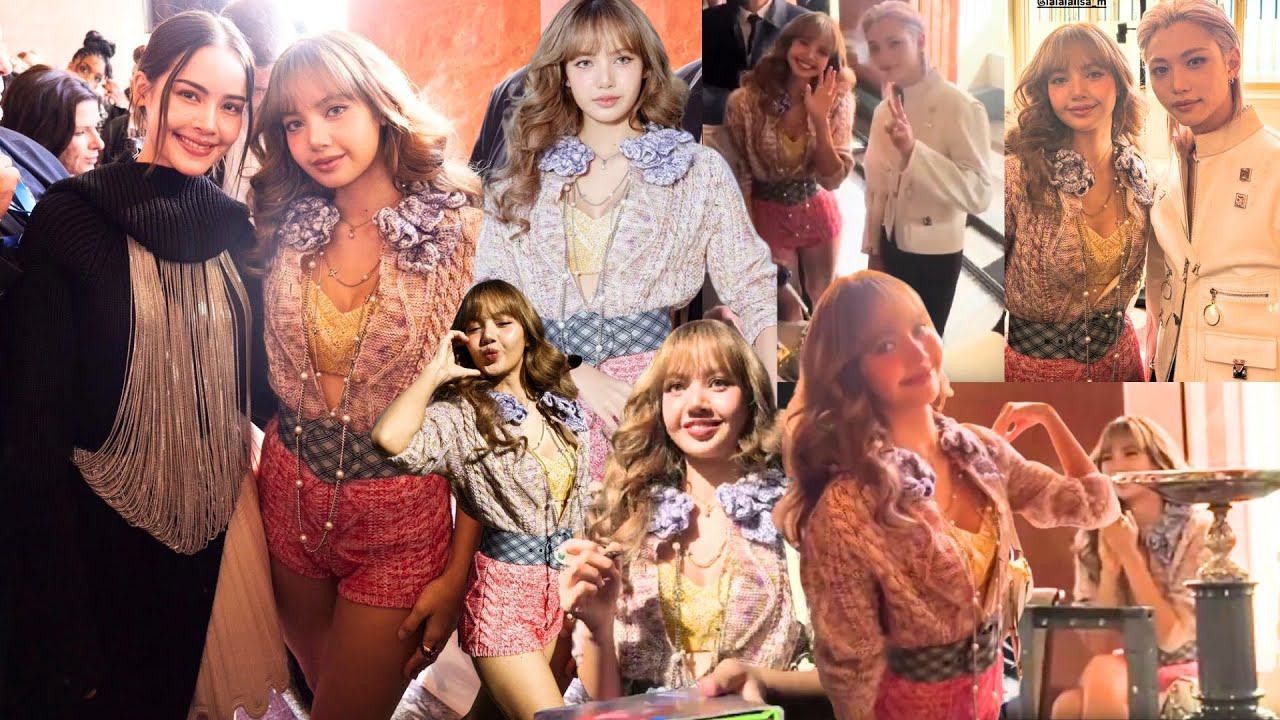 สวยคูณสอง! ภาพคู่ LISA&ญาญ่ - FelixลงภาพกับLISA - โมเมนต์ แฟชั่นโชว์ Louis Vuitton