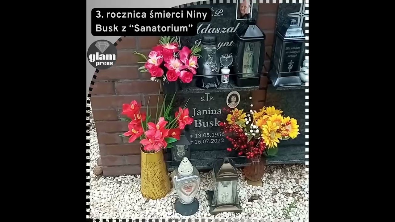 Gr&oacute;b Niny Busk z 