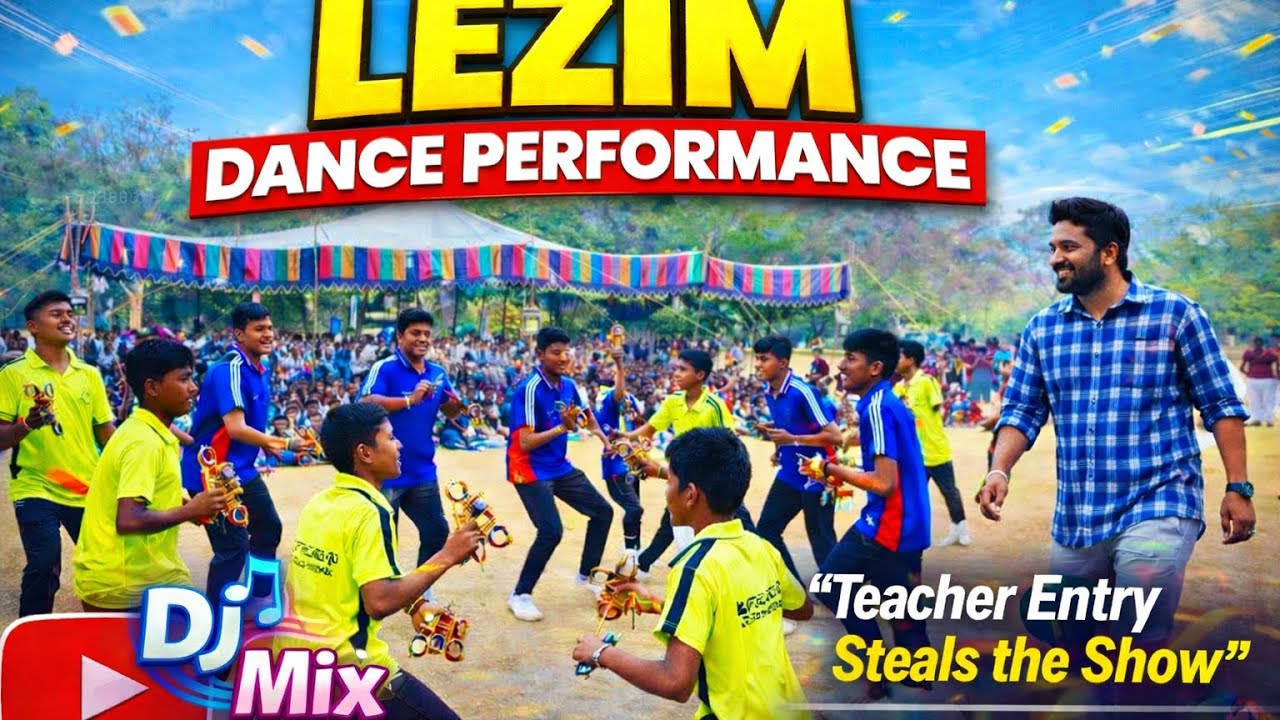 Goosebumps Lezim Dance 💥 | Teacher Entry Steals the Show 🔥 | MJPTBCWREIS Doulthabad
