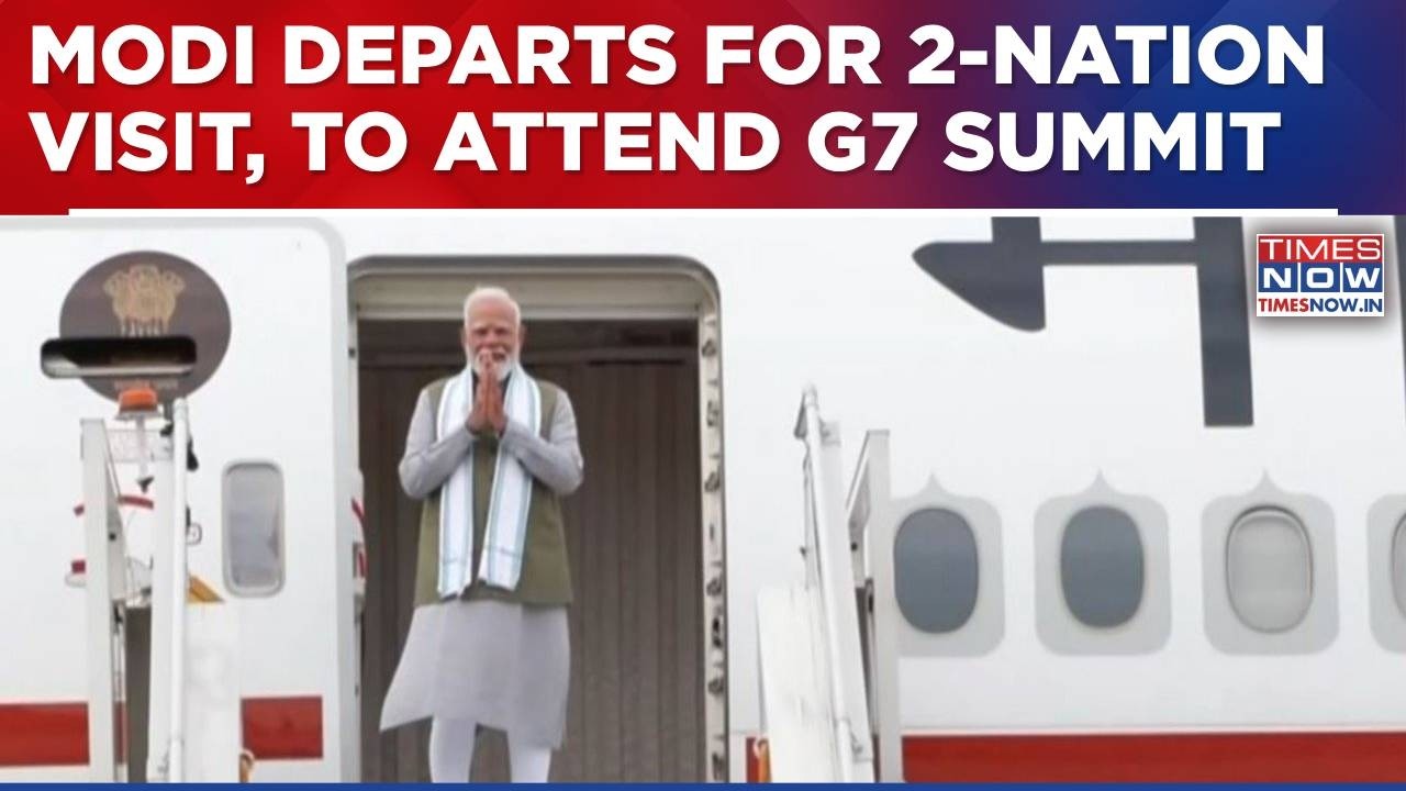 PM Modi Departs For 2-Nation Visit: G7 Summit, Bilateral Talks With France & Slovakia On Agenda