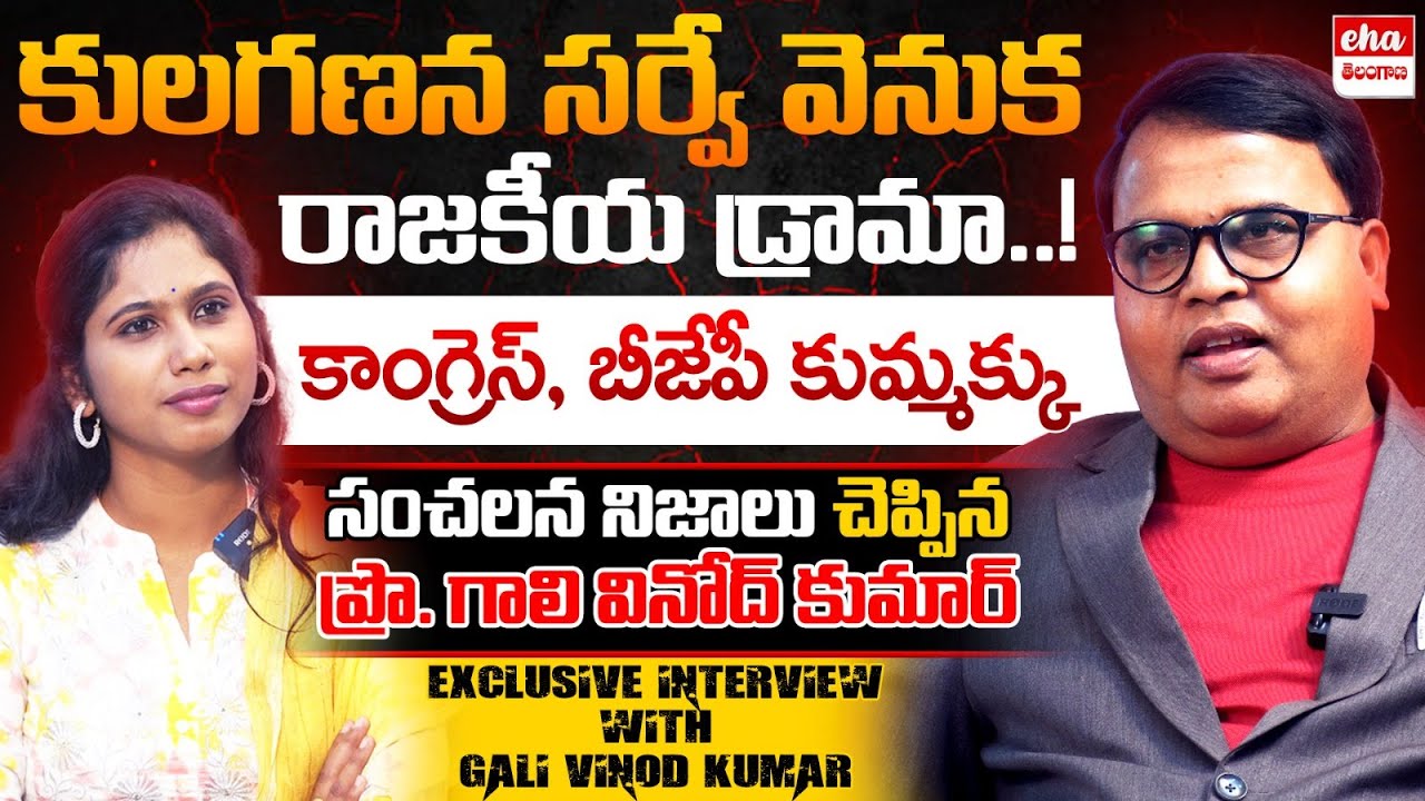 Professor Gali Vinod Kumar Sensational Comments Interview With Journalist Kavya Eha Telangana