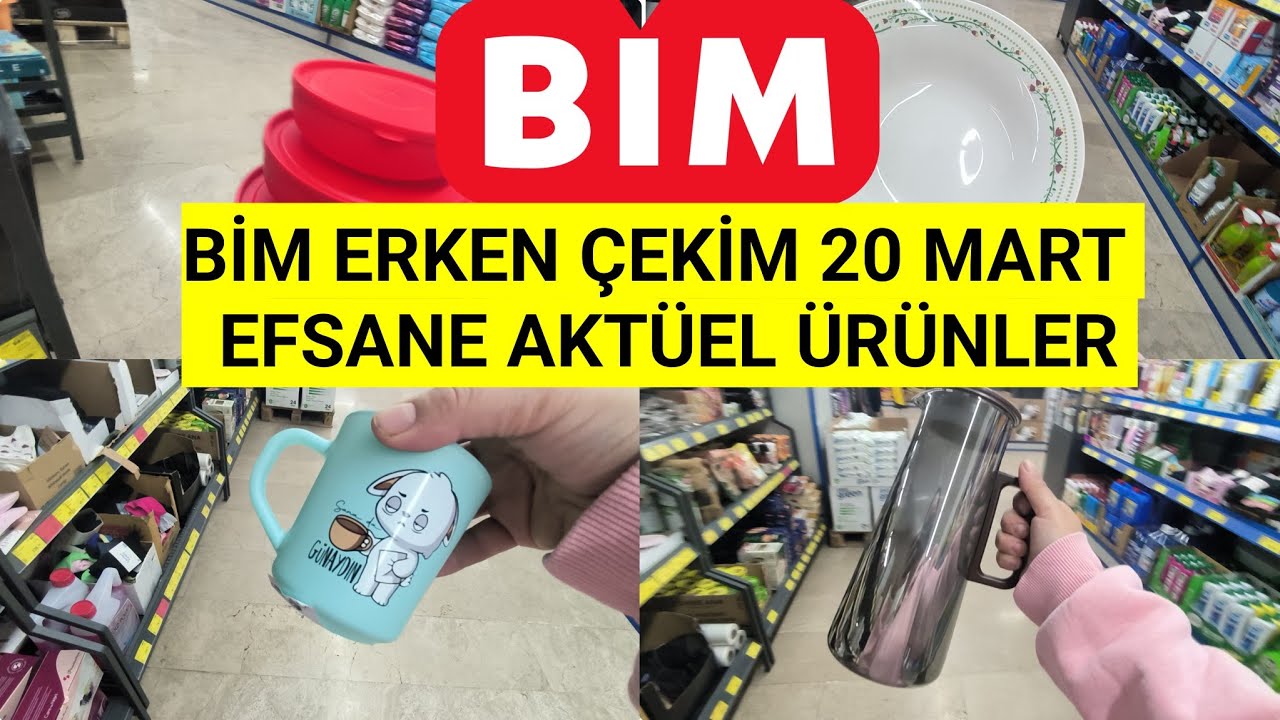 📢BİM ERKENDEN PAYLAŞIYORUM😱BİM 20 MART CUMA AKTÜEL ÜRÜNLERİ💥BİM BU CUMA EFSANE AKTÜEL ÜRÜNLER 