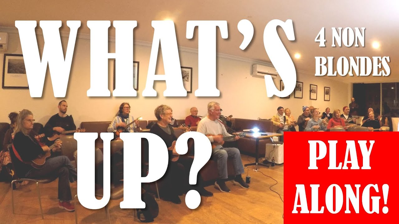 What's Up - 4 Non Blondes - Ukulele Play Along (3 easy chords - G Am C)