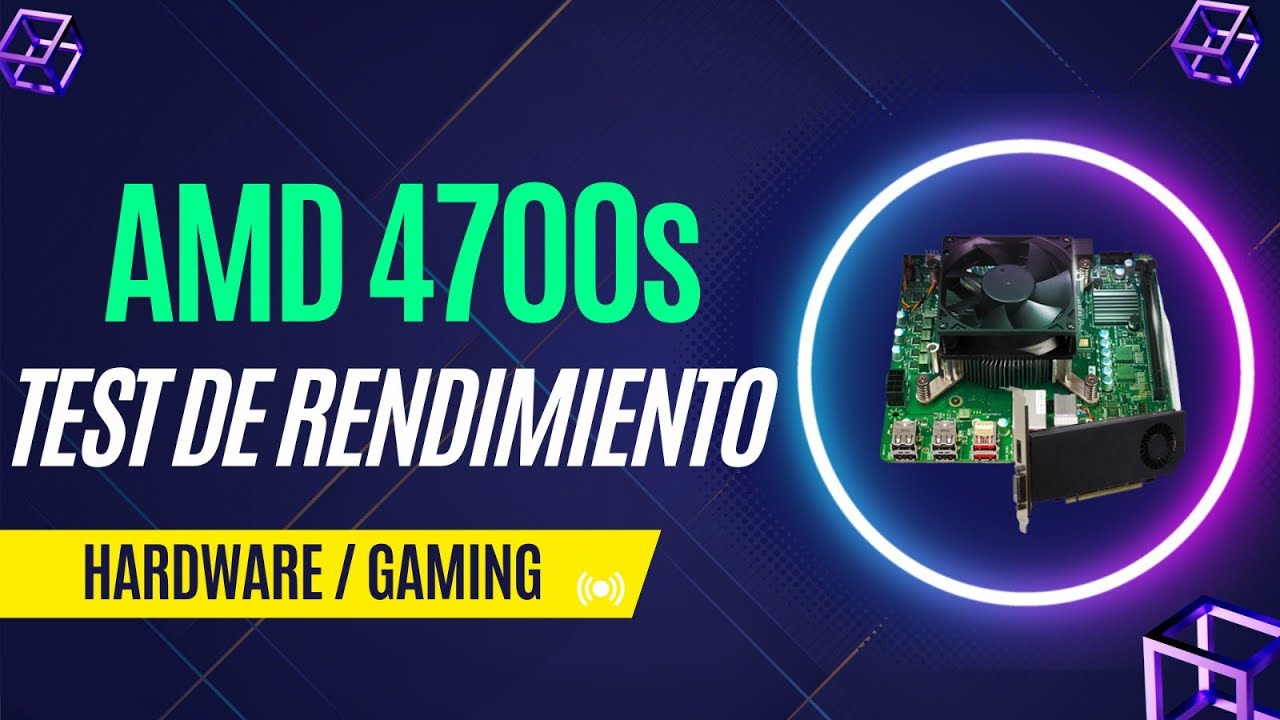AMD 4700s + RX 550 2GB - Test De Rendimiento