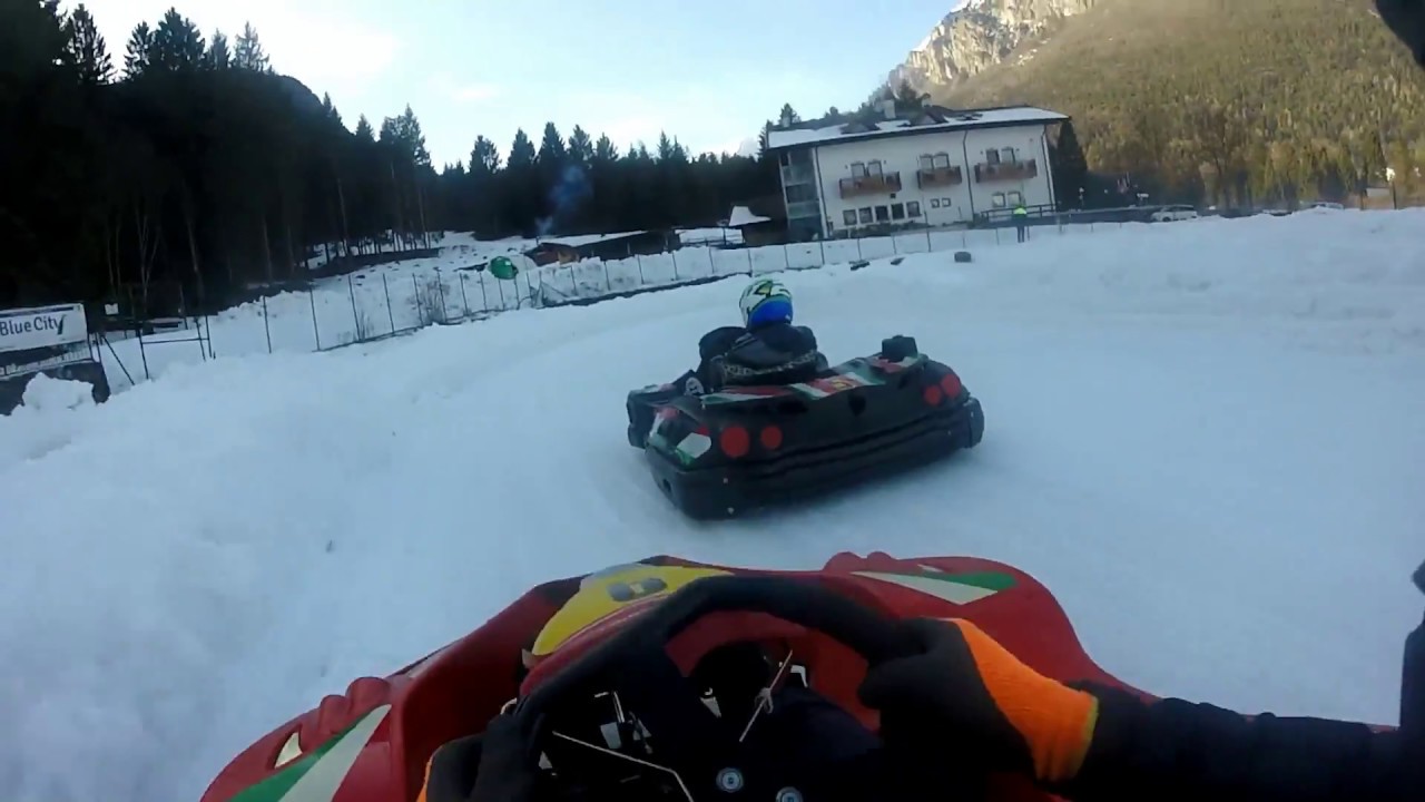 go kart su ghiaccio Fiavè (TN)
