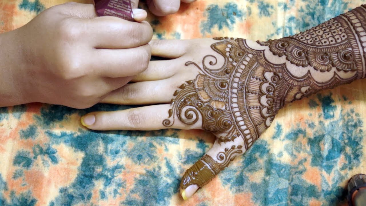 Learn Quick Mehendi design with Easy Pattern