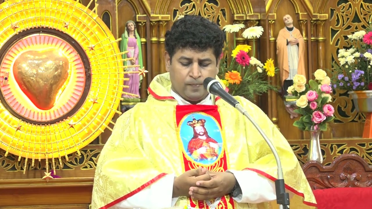 JUNE 2 இடைக்காட்டூர் திரு இருதய திருத்தலம்முதல் வெள்ளி திருப்பலி அருள்பணி. யூஜின் டோனி குடந்தை