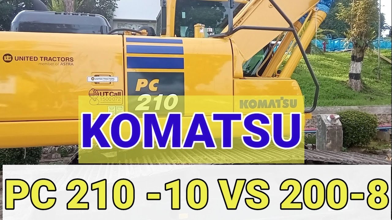 Comperasion New Produce Komatsu PC 210-10MO & PC 200-8