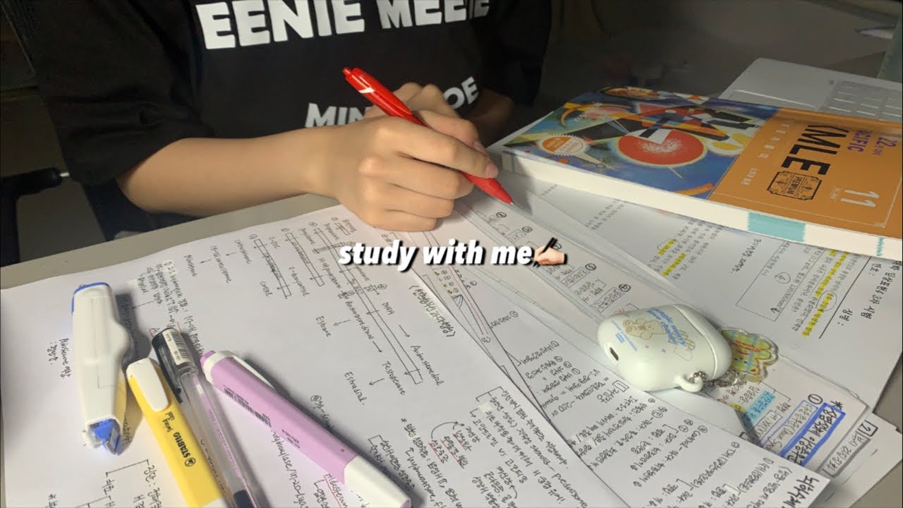 [의대생 스터디윗미] 오늘도 같이 공부해요✍🏻 4 Hour Study with me (real time, no music)