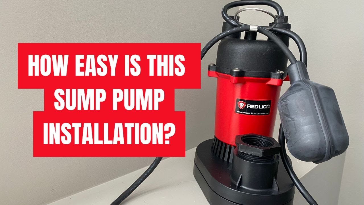 You Won't Believe How EASY Red Lion Sump Pump Installation Is!