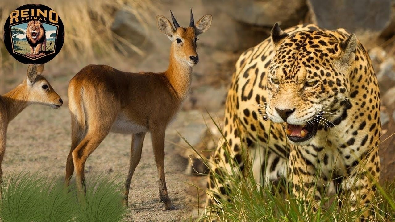 Maasai Mara – El Leopardo Embosca a un Antílope Bajo la Sombra del Árbol #animalessalvajes
