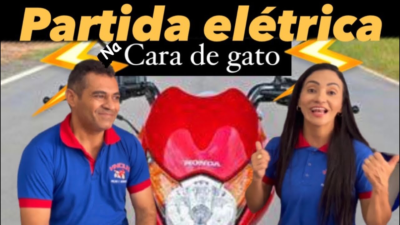 Colocando partida elétrica na cara de gato - VINÍCIUS MOTO PEÇAS
