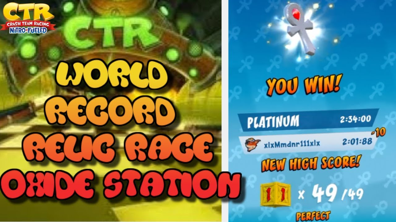 CTR NF OXIDE STATION FORMER WORLD RECORD - 2:01.88 RELIC RACE