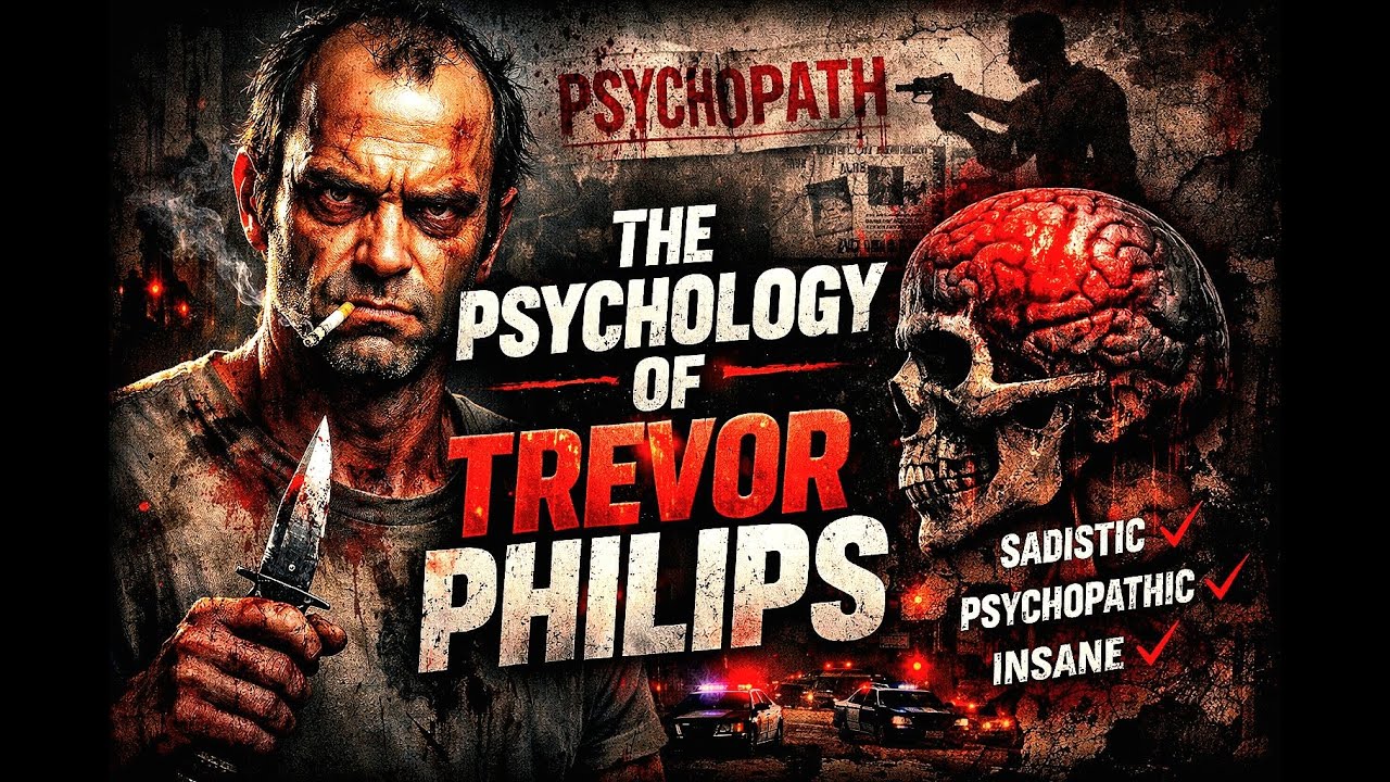 The Dark Psychology Behind Trevor Philips | GTA V 🔥