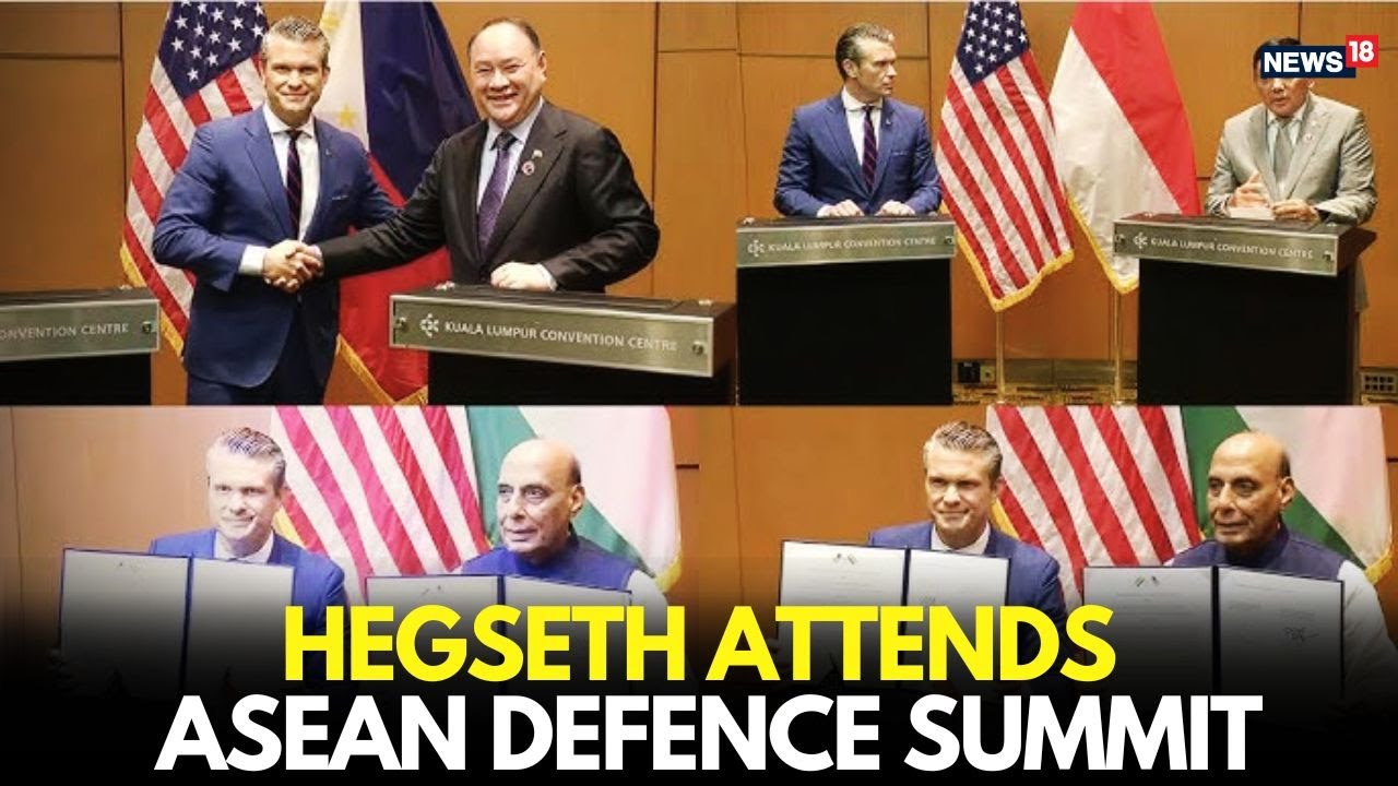 Pete Hegseth Meets Rajnath Singh | ASEAN Summit 2025 | U.S. India 10-Year Defense Pact | Live-N18G