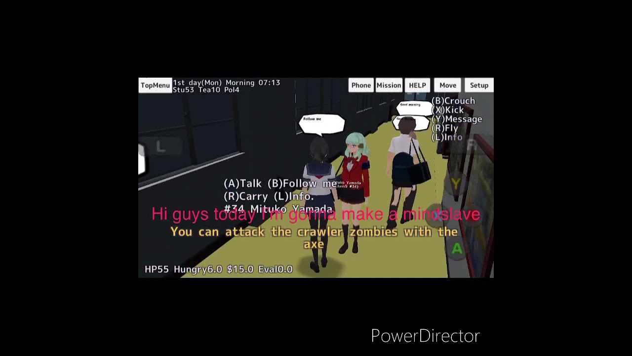 How to make a mindslave in school girl simulator|| not actually||