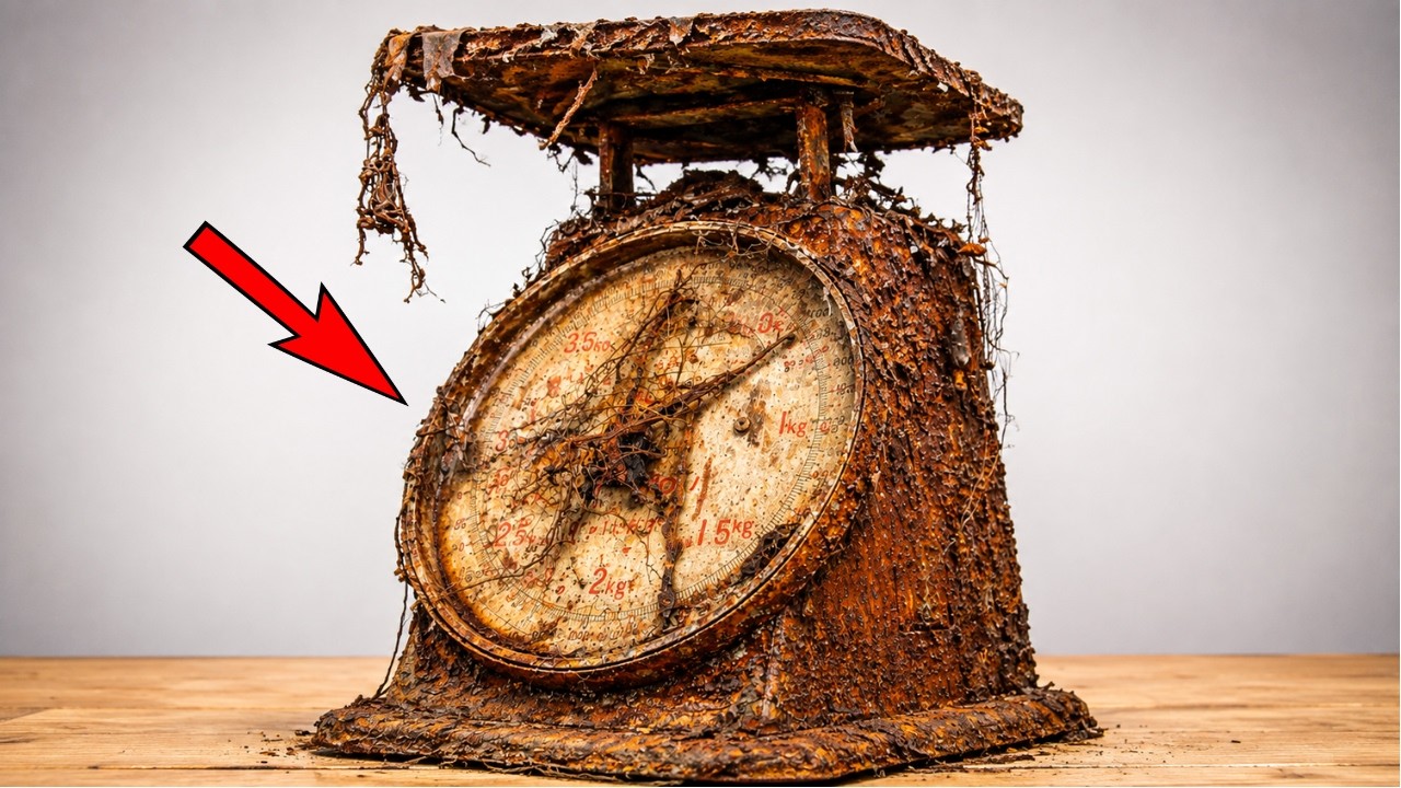 Do NOT Watch This If You Think This 100-Year-Old Scale Belongs in the Trash 😱