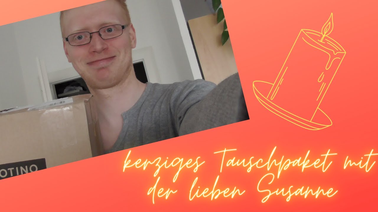 kerziges Tauschpaket mit der lieben Susanne