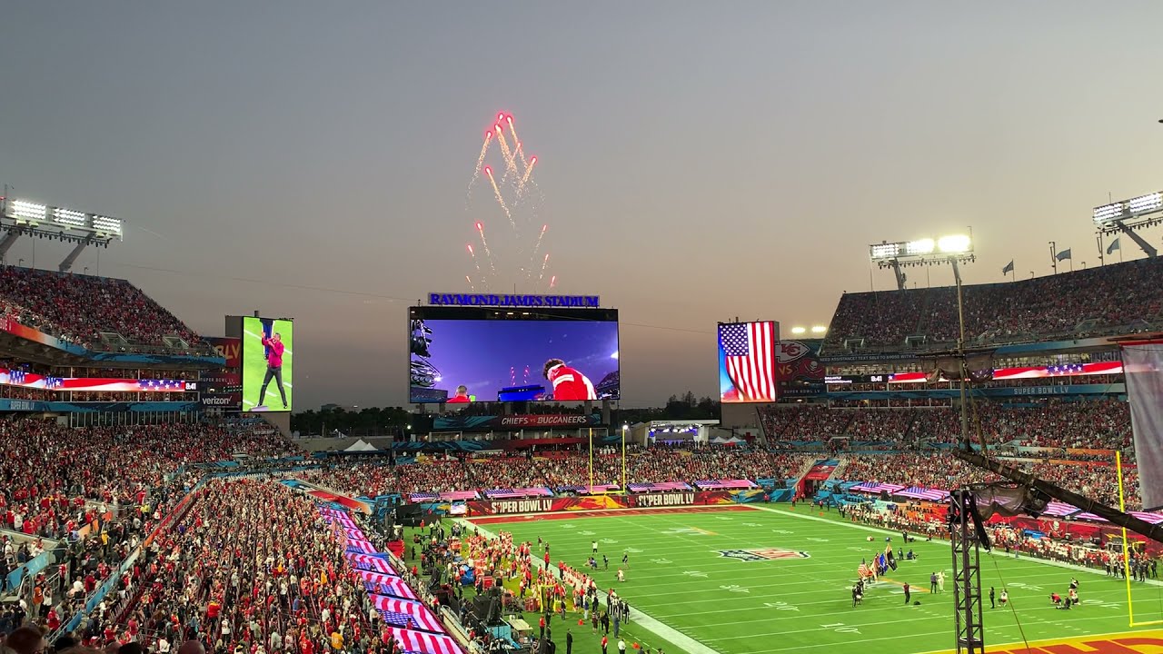 2021 Super Bowl LV National Anthem & Flyover