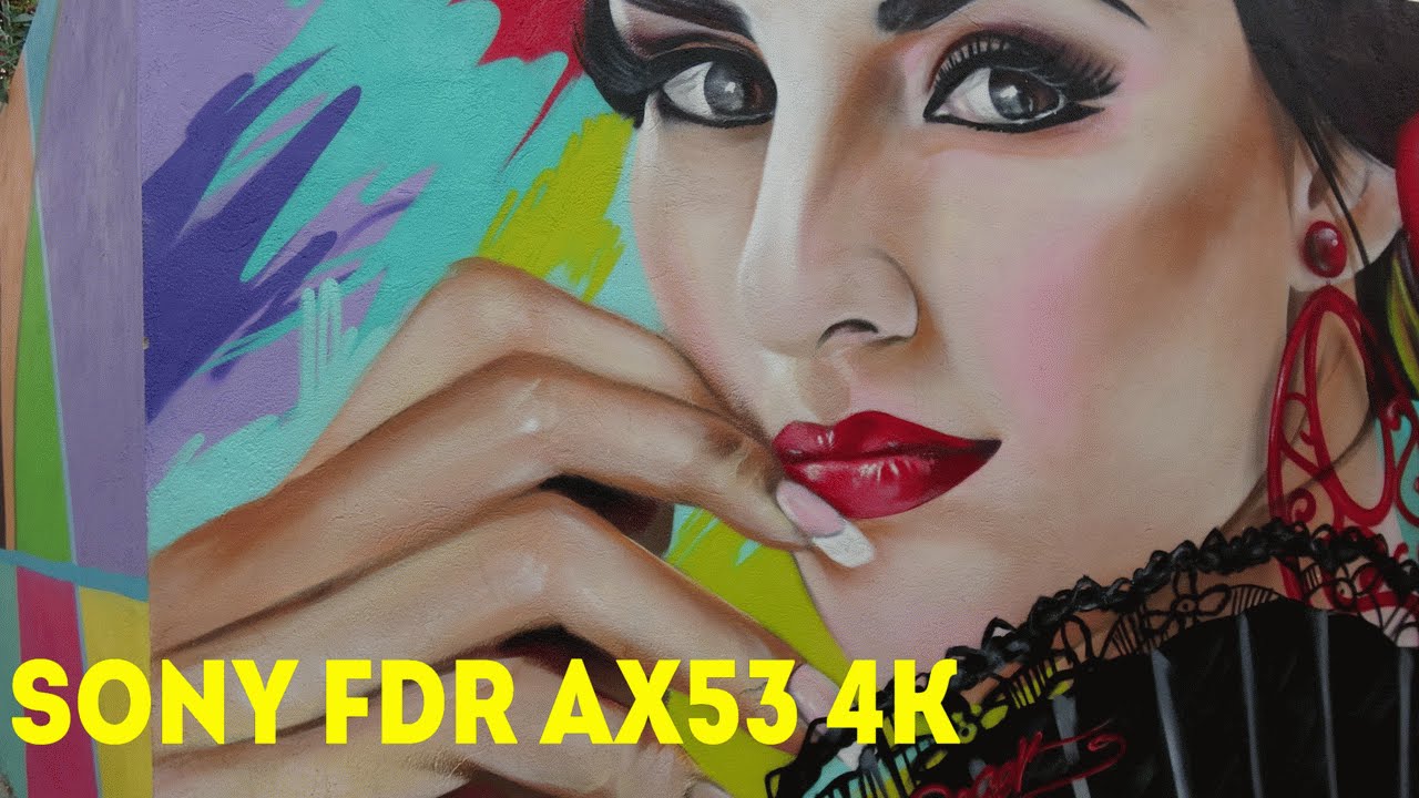 Live in Malaga, Spain = Sony FDR AX53 4K ULTRA HD test video footage, original sounds