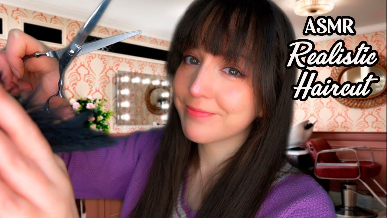 ⭐ASMR [Sub] Счастливая Стрижка за 7 минут 🍀 (Реалистичная, Мягкая речь)