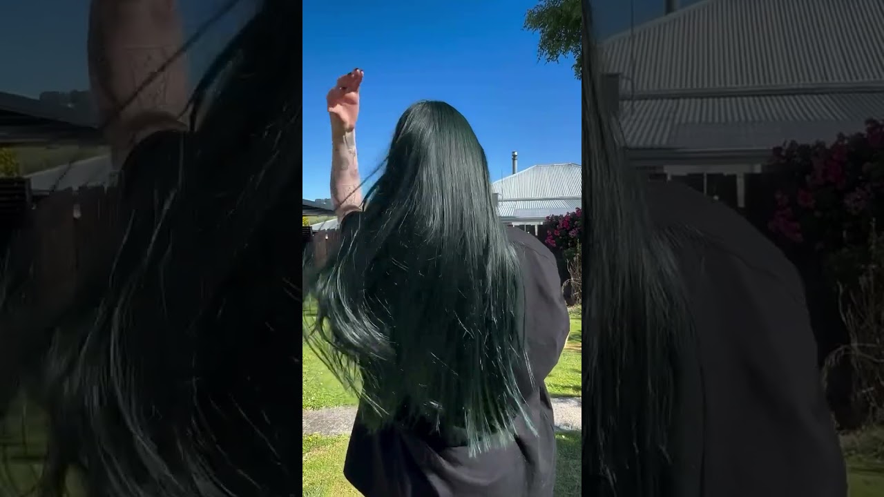 The Perfect Dark Green Hair