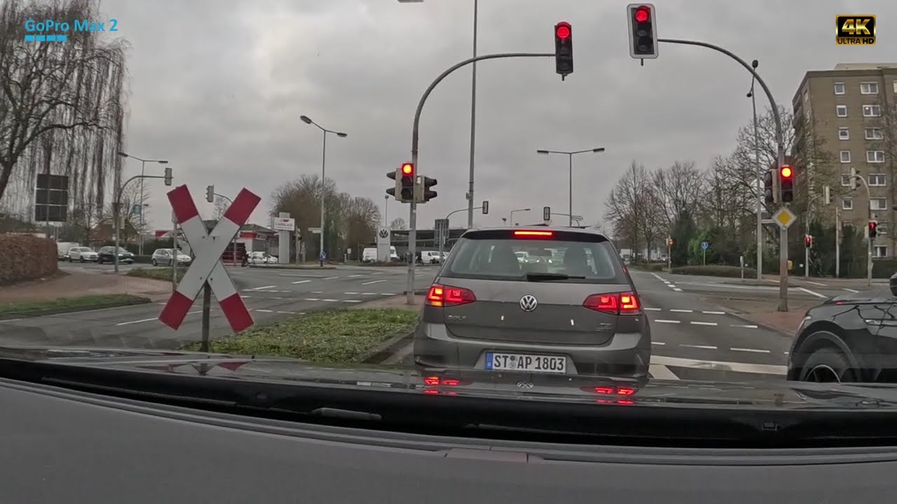 GoPro Max 2 - Autofahrt in Rheine - Salzbergener Str.- Parkplatz Naturzoo Rheine