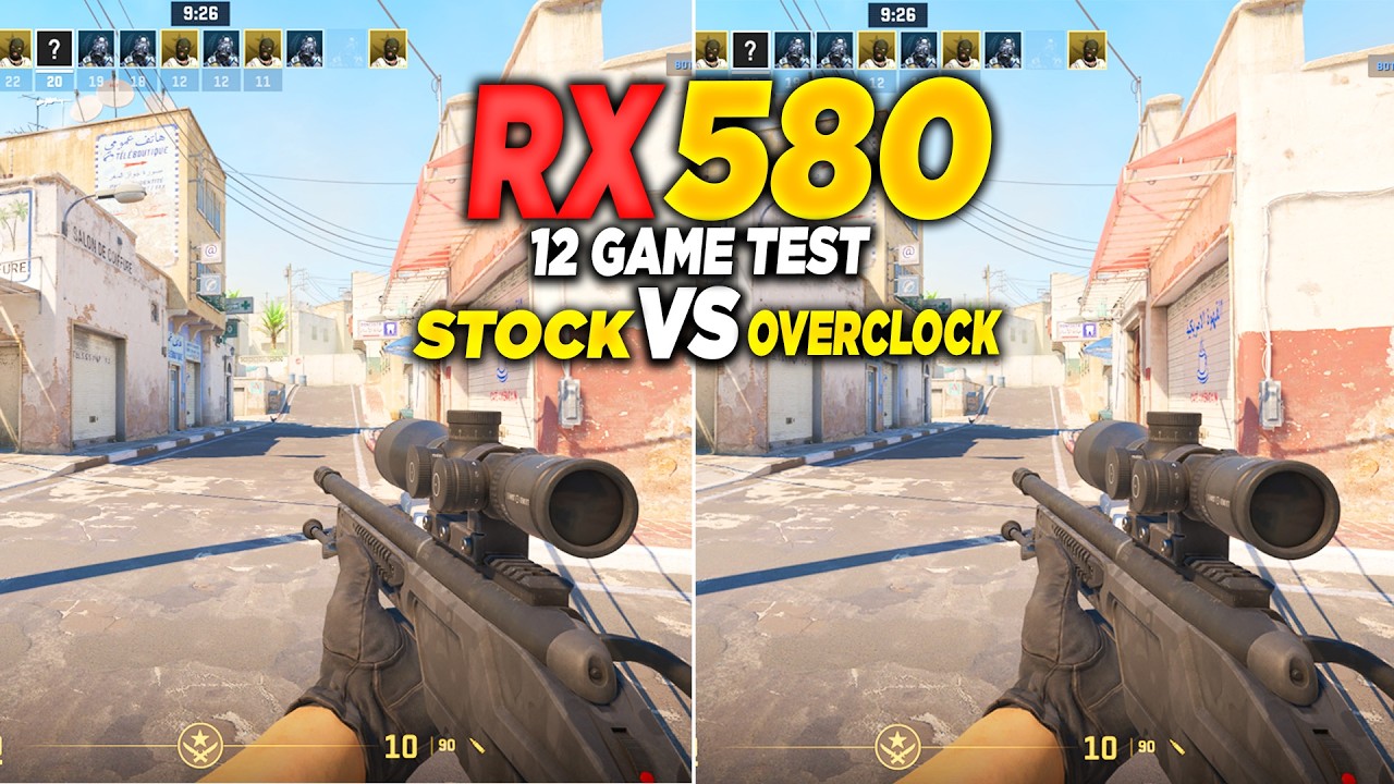 RX 580 Stock Vs Overclock 12 Game Test