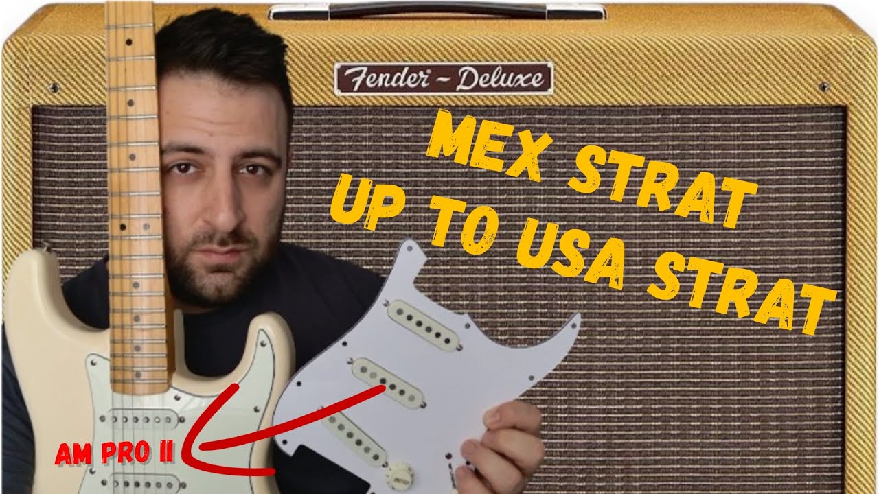 Meksika Strat'a Amerikan Pro 2 Pickguard Takmak - Fender V mod ii Manyetik İnceleme