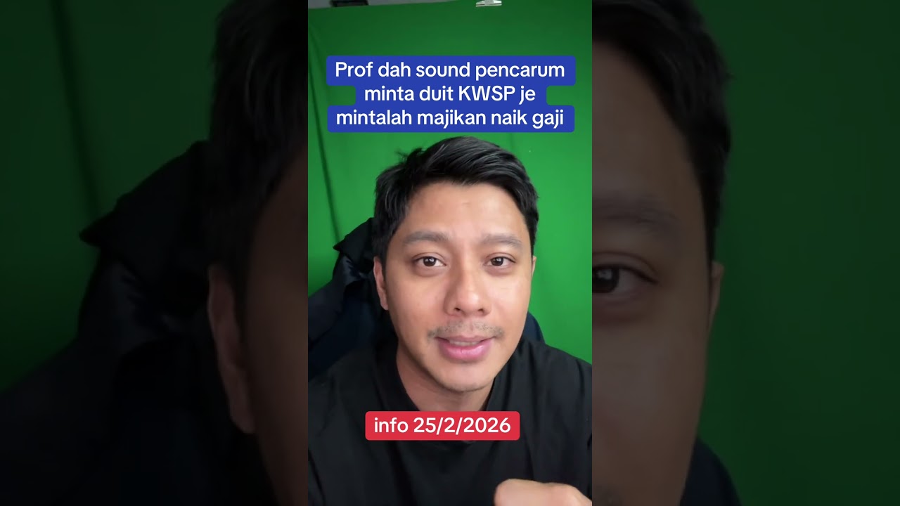 Prof dah sound pencarum tarah je duit KWSP suruh majikan naikkan gaji