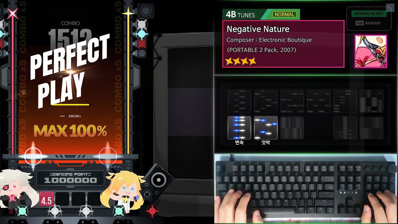 [DJMAX RESPECT V] Negative Nature | 4B NM | ★4