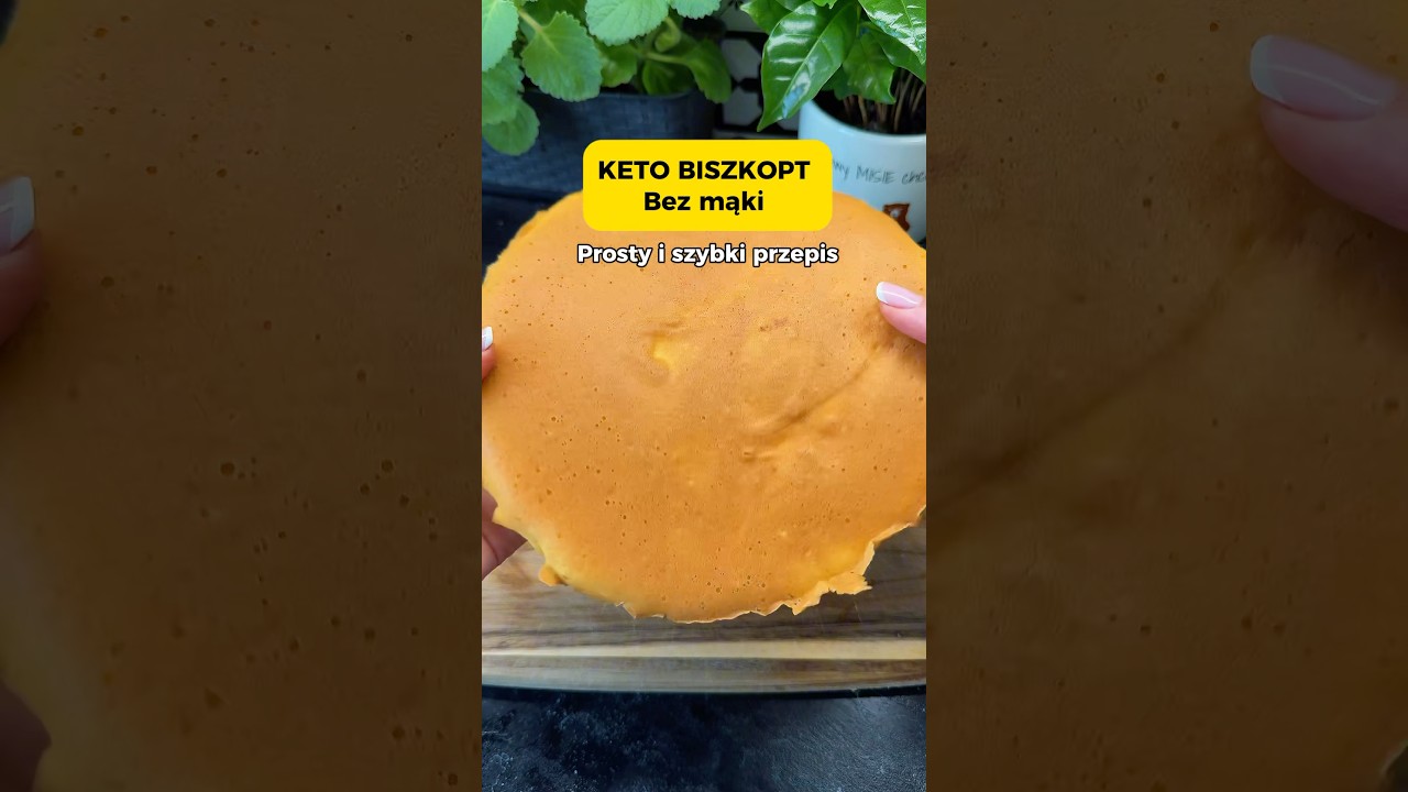 KETO BISZKOPT bez mąki