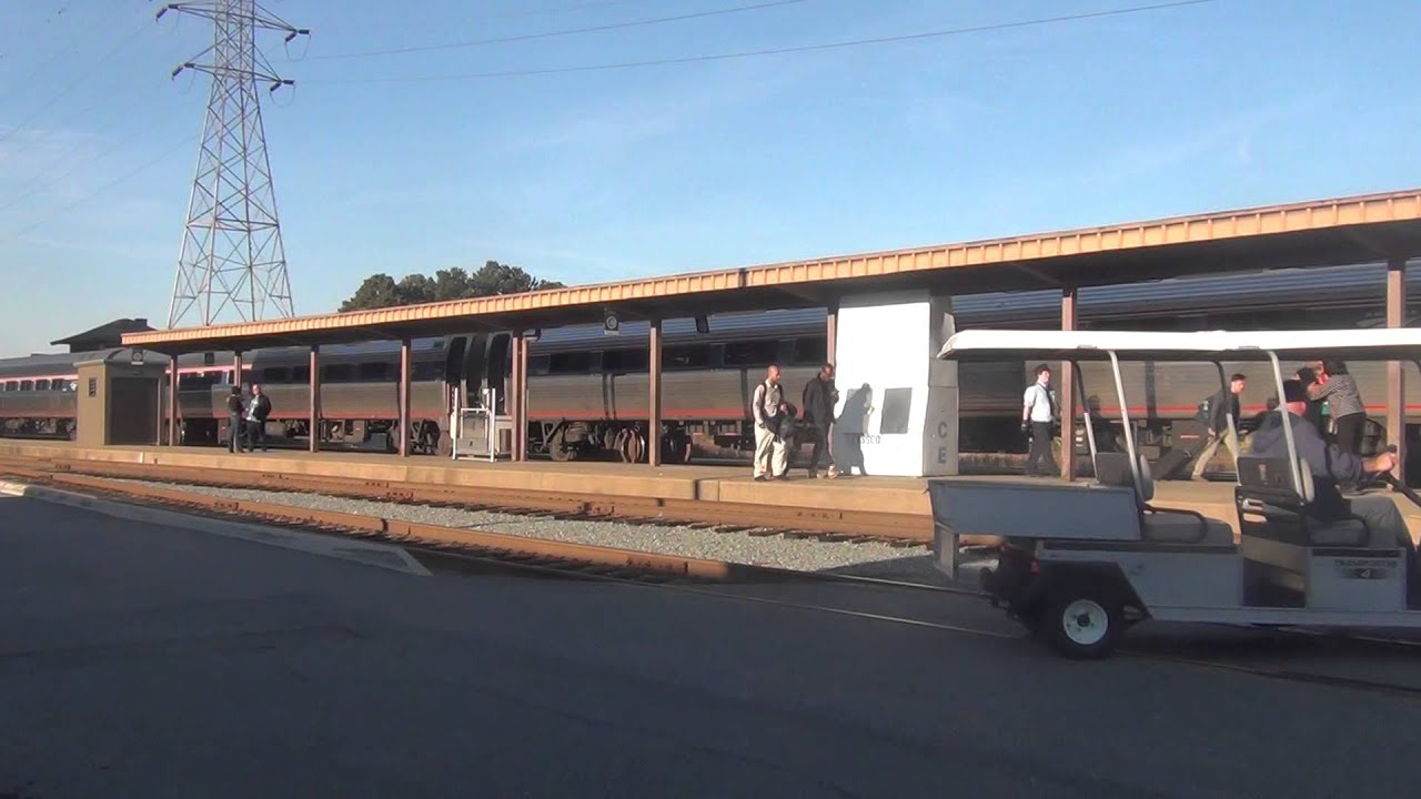 Amtrak Northeast Regional #95 arriving & departing Richmond, VA