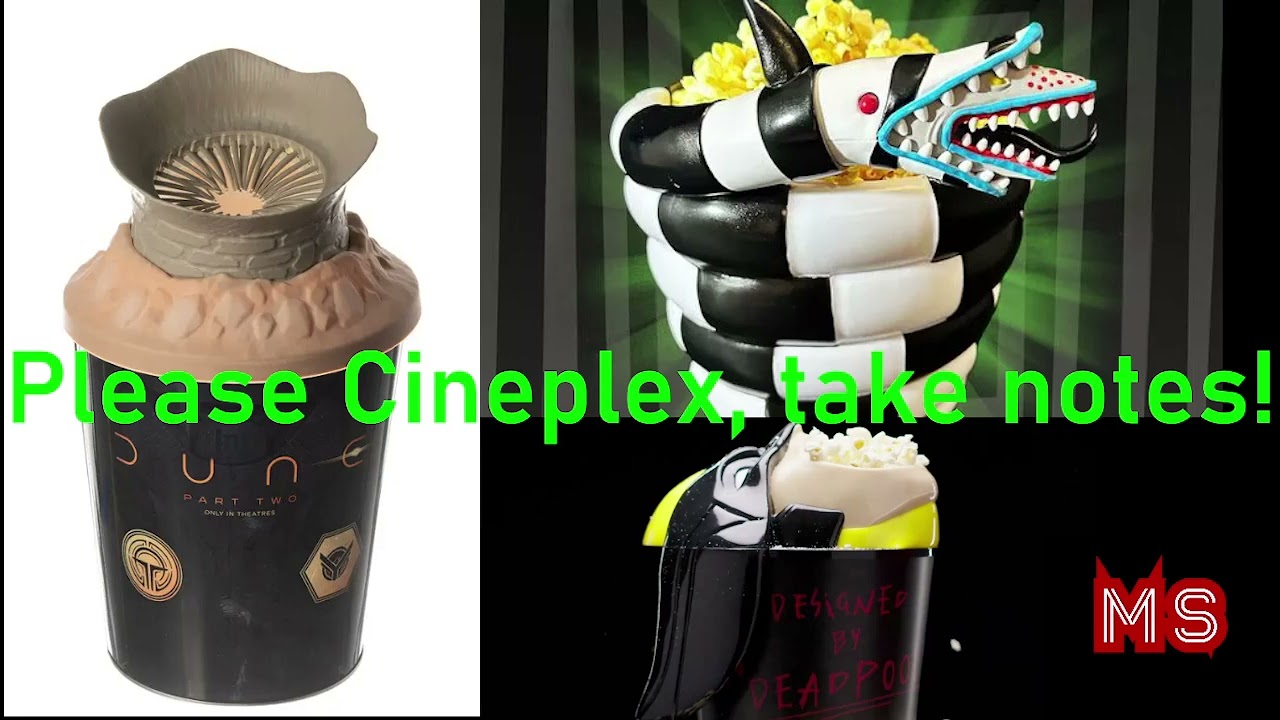 Regal made 3 popcorn bucket for Beetlejuice Beetlejuice