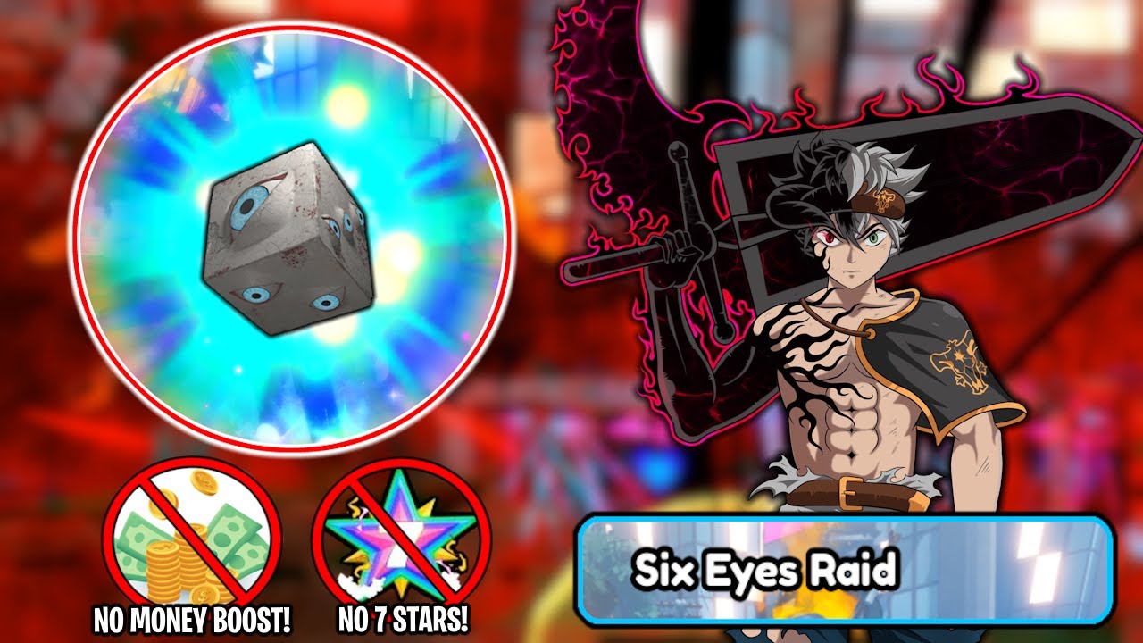 6 Star Asta DESTROYS Six Eyes Raid (No Money Boost & No 7 Stars) | All Star Tower Defense Roblox
