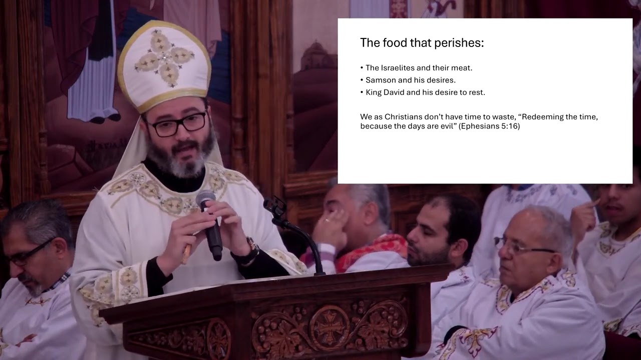 The Food that Endures to Everlasting Life (SUNDAY) Sermon by Fr. Anthony Mikael